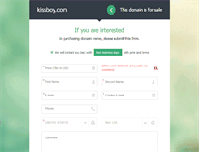 Tablet Screenshot of kissboy.com